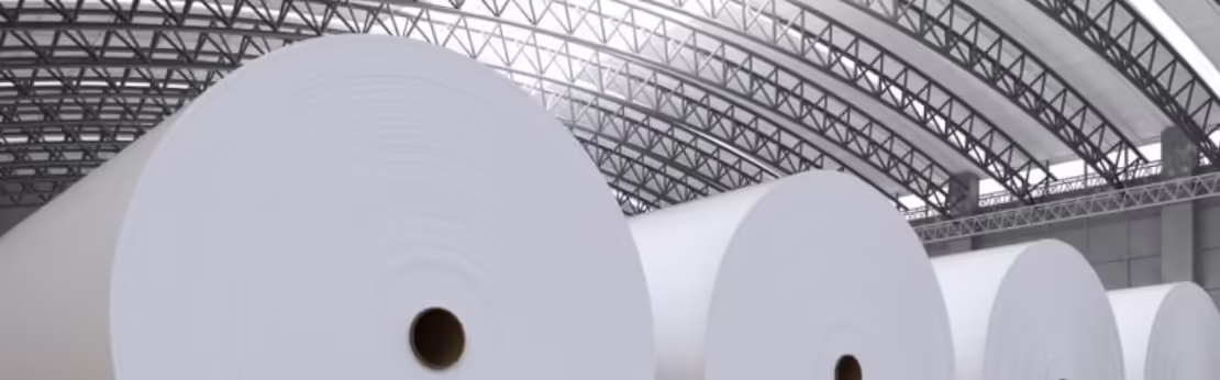 Bobine di carta industriale nel distretto cartario di Lucca – produzione cartaria continua e impianti per industria della carta tissue